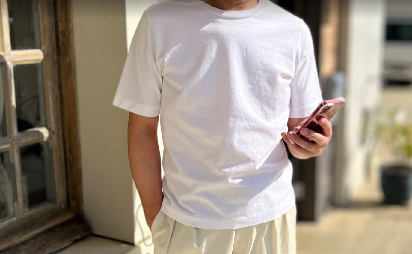 SAMARQANDARYO 30/2天竺 Tシャツ